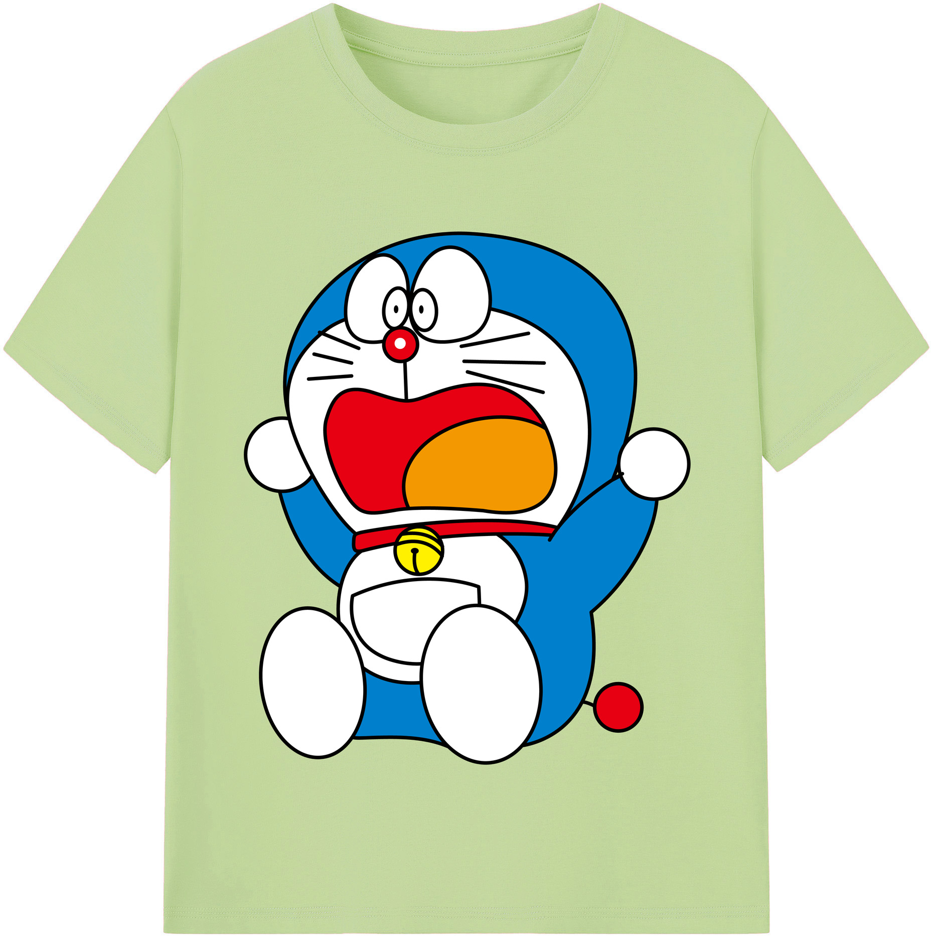（画像用） ドラえもん Doraemon 綿100％半袖Tシャツ（フロントプリント）